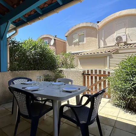 Maison T2 Mezzanine Renovee - 6 Pers, Mateille, Terr. Ensoleillee, Piscine, Parking Prive - Fr-1-229-836 Gruissan